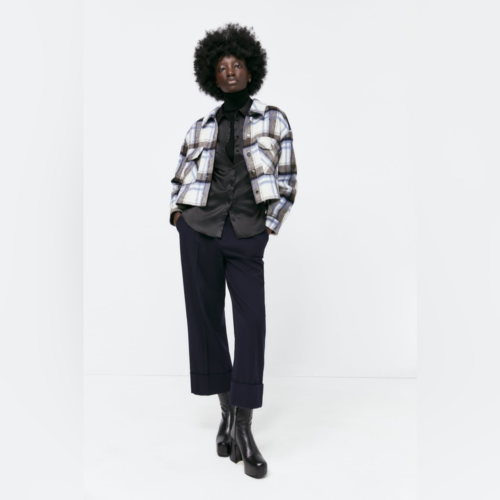 Zara cropped shaket